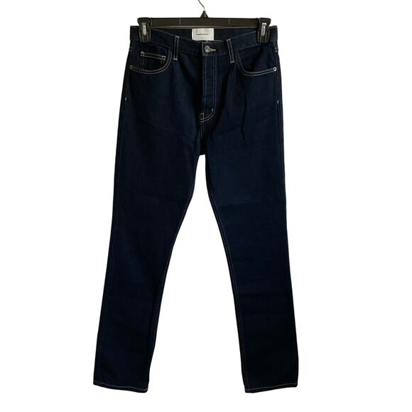 Current/Elliott The Stovepipe Dark Wash Button Fly Slim Jeans - Size 28 NEW - Picture 1 of 7